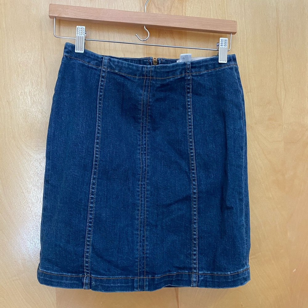 O2 Denim Mini Skirt